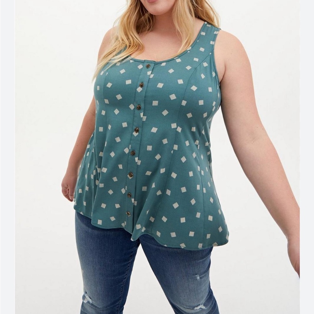 🔵 Torrid women’s blouse - Picture 8 of 9